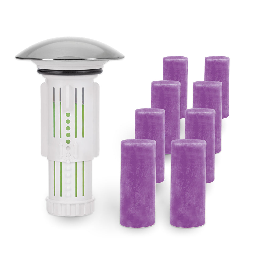 Starter Set - Abfluss Fee Waschbecken (inklusive 9 Duftsteine)
