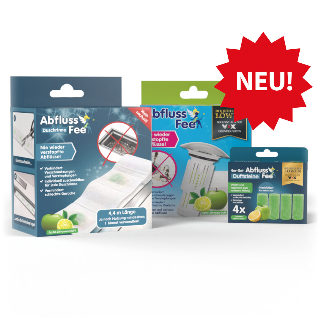 Home Starter Set 2 - Duschrinne und Waschbecken