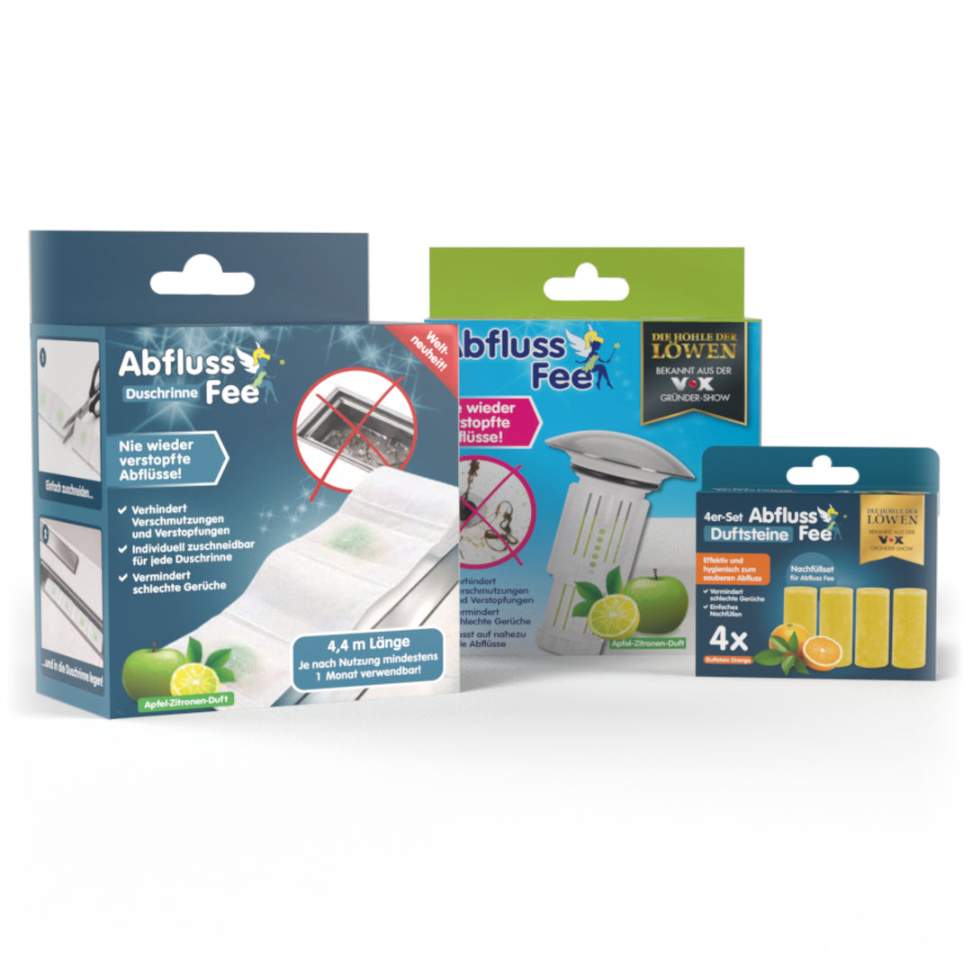 Home Starter Set 2 - Duschrinne und Waschbecken