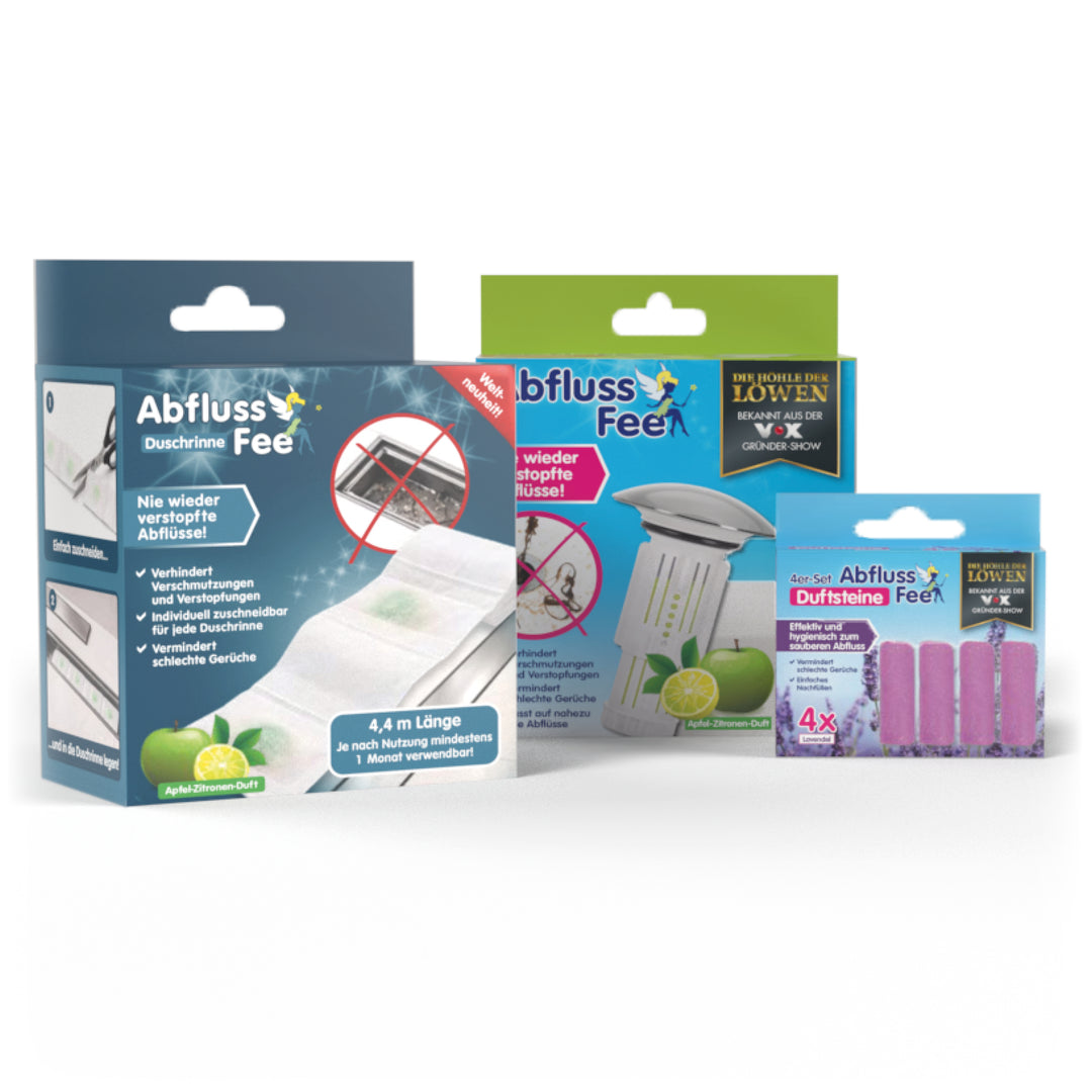 Home Starter Set 2 - Duschrinne und Waschbecken