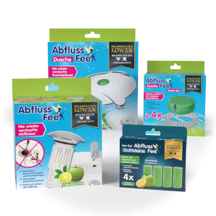 Home Starter Set - Abfluss Fee Dusche und Waschbecken