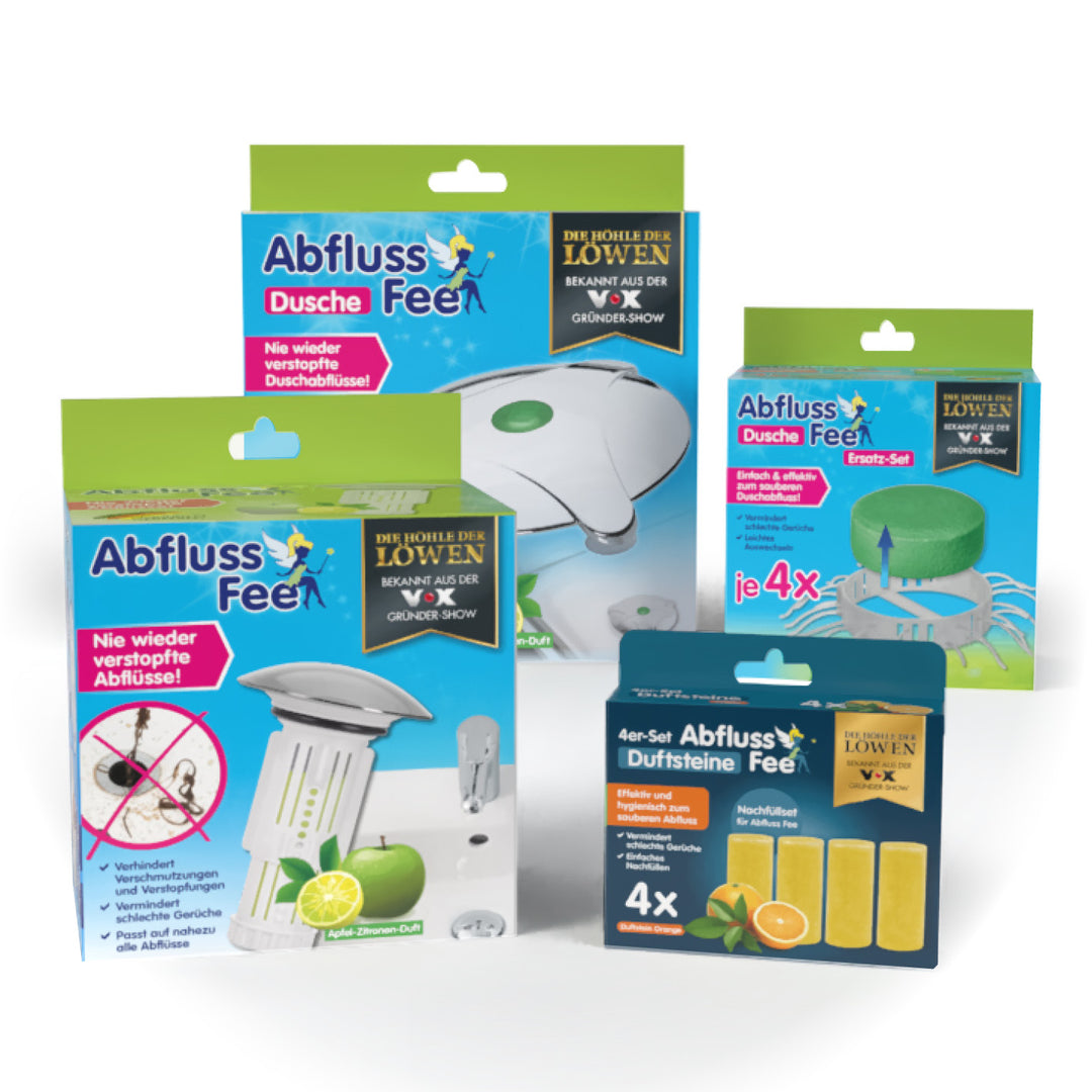 Home Starter Set - Abfluss Fee Dusche und Waschbecken