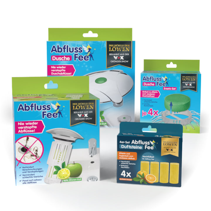Home Starter Set - Abfluss Fee Dusche und Waschbecken