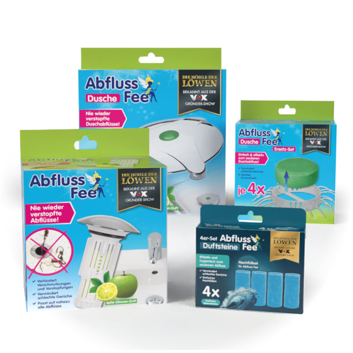 Home Starter Set - Abfluss Fee Dusche und Waschbecken