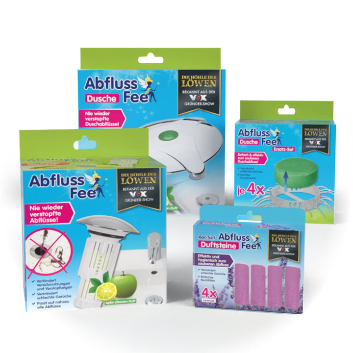 Home Starter Set - Abfluss Fee Dusche und Waschbecken